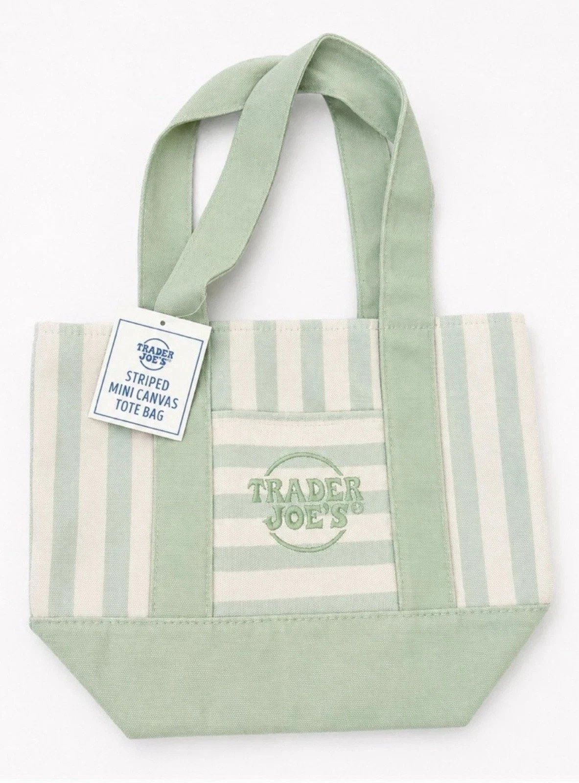 Green Striped- Trader Joe’s Tote Bag Summer 2026