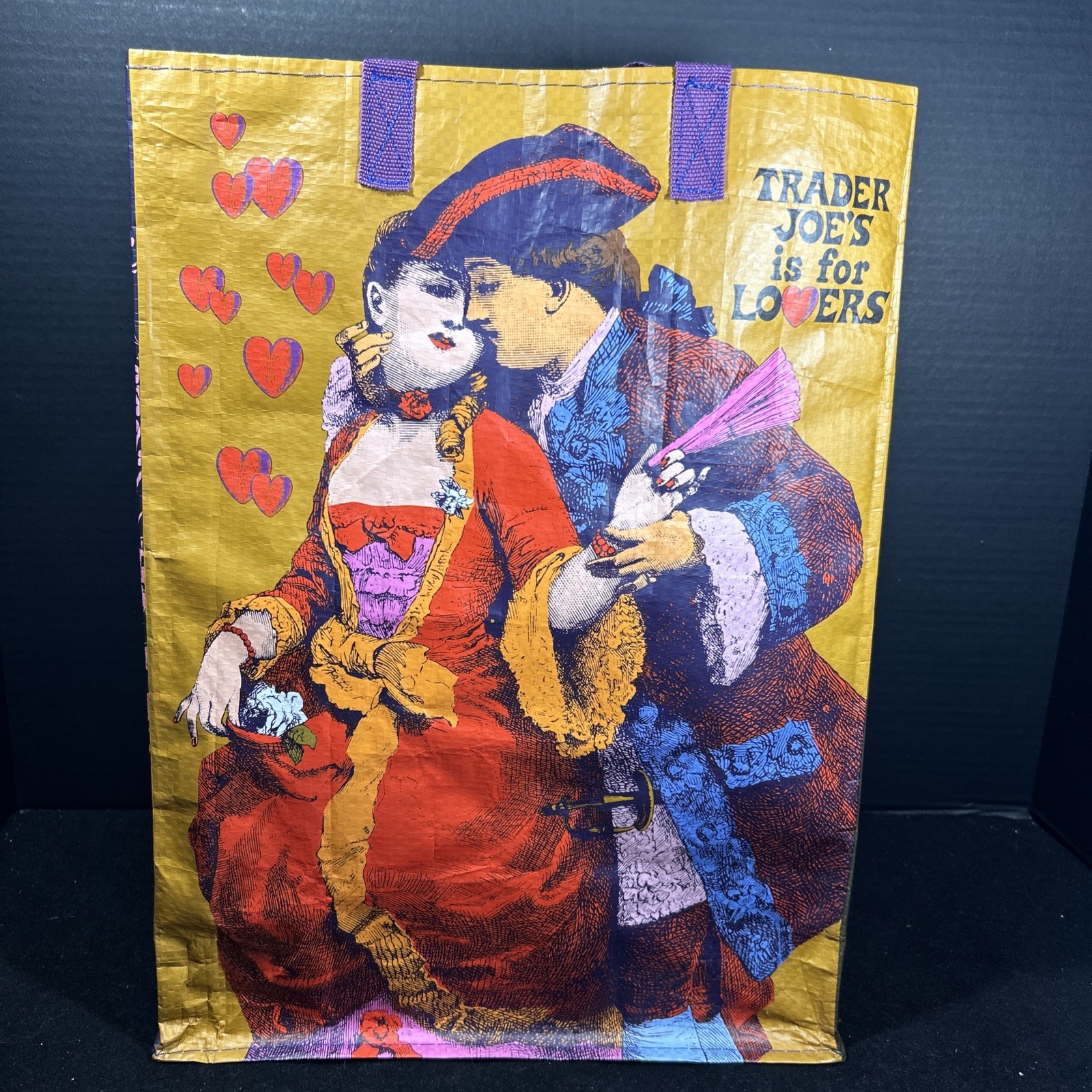 Trader Joes VIRGINIA (is for lovers) ~ 100% Polypropylene Reusable Bag Virginia
