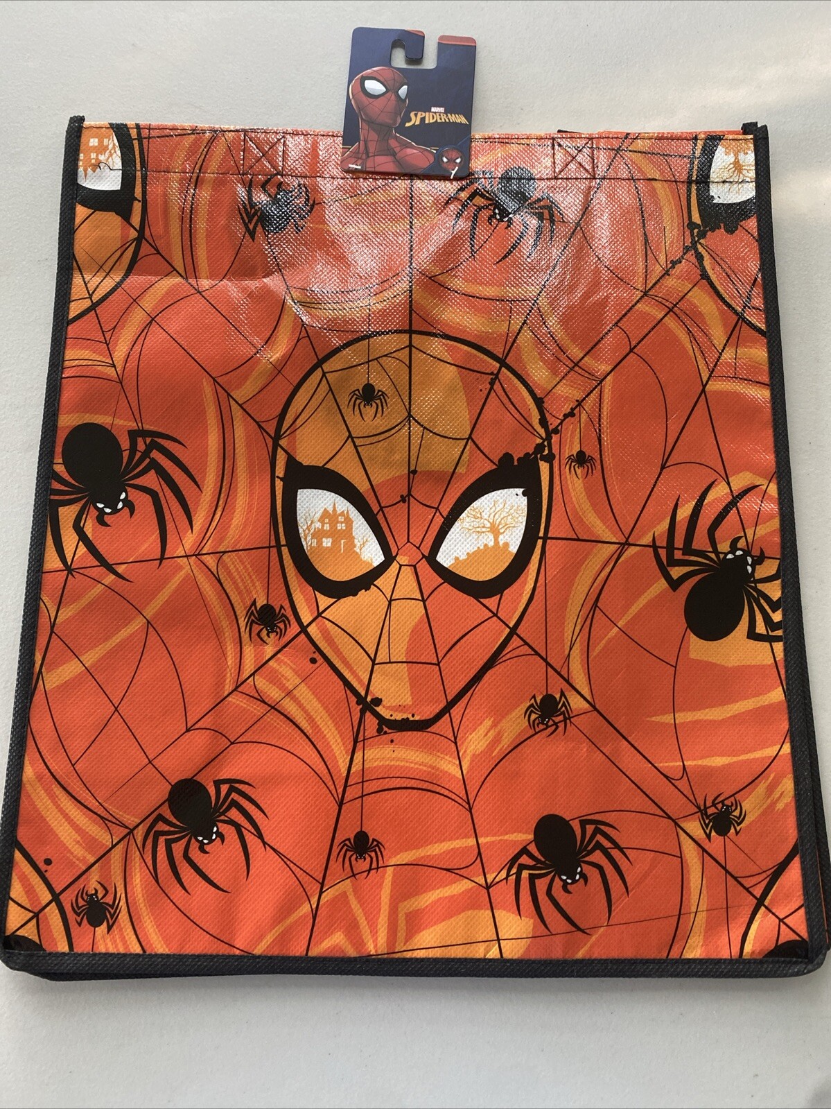 Marvel Spider-Man Reusable Halloween Shopping Tote Bag New