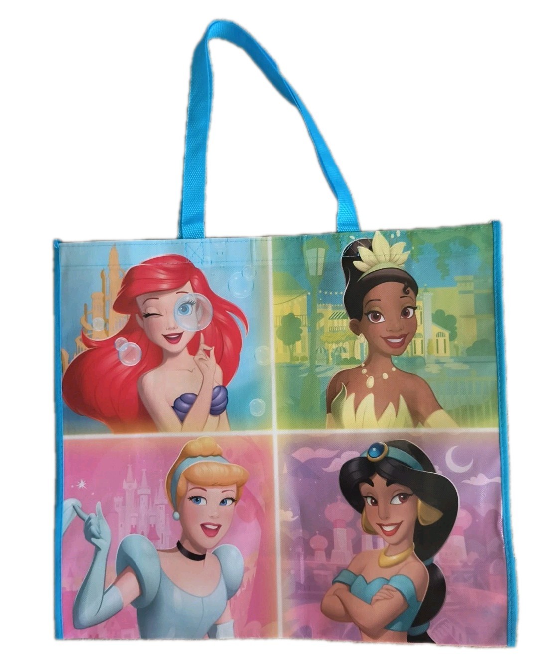 Disney Princess Jasmine Blue XL Reusable Tote/Shopping/Gift Bag NWOT! Free Ship!