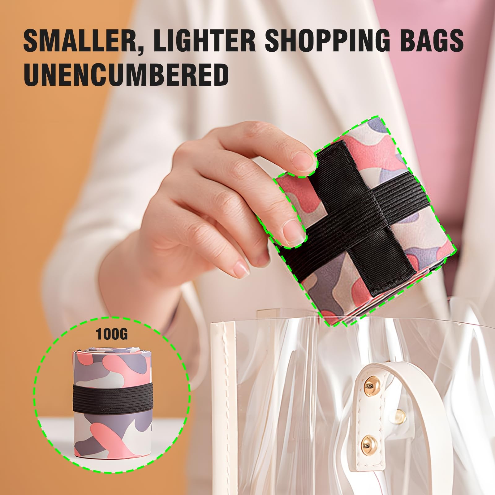 Foldable Reusable Grocery Bags, Heavy Duty Waterproof Shopping Bags, Portable…