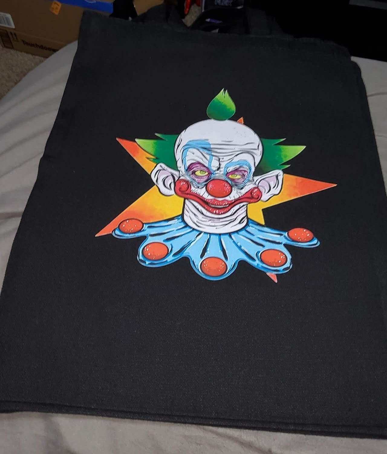 Killer Klowns From Outer Space Shorty Black Canvas Trick Or Treat Bags