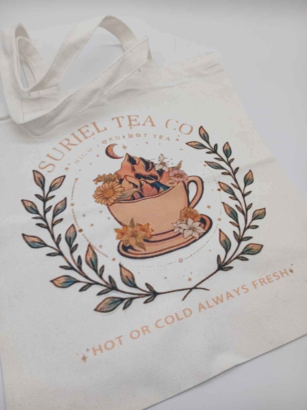 Cute Canvas Tote Bag About 14.5 X 13.5 In Size