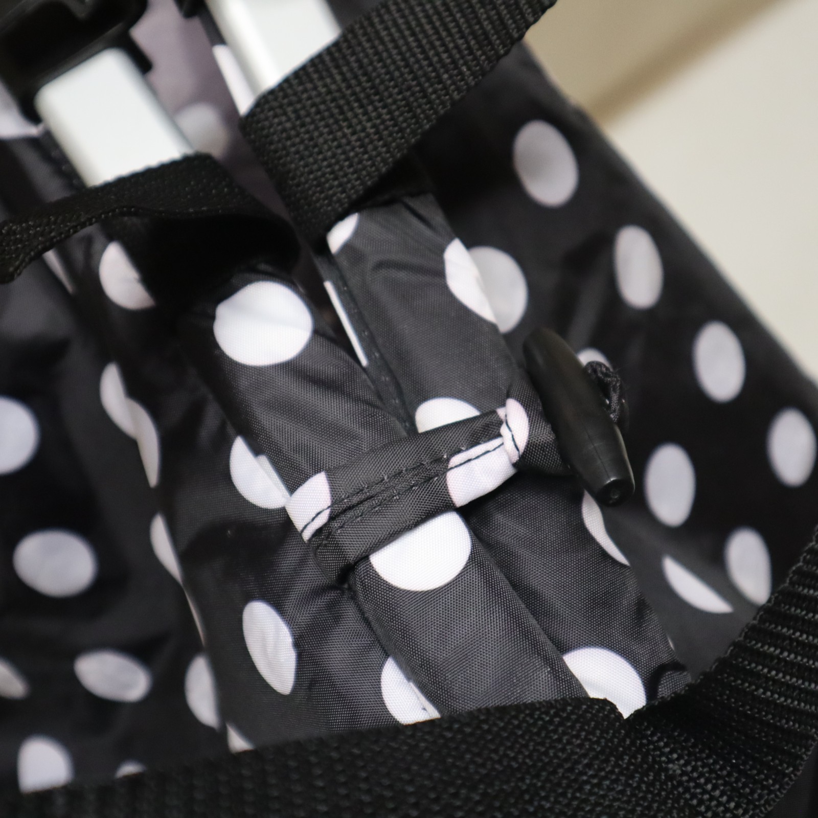 PAMPERED CHEF CLIP ON Expandable Nylon SHOPPING CART Tote Bag Fits In Your Buggy