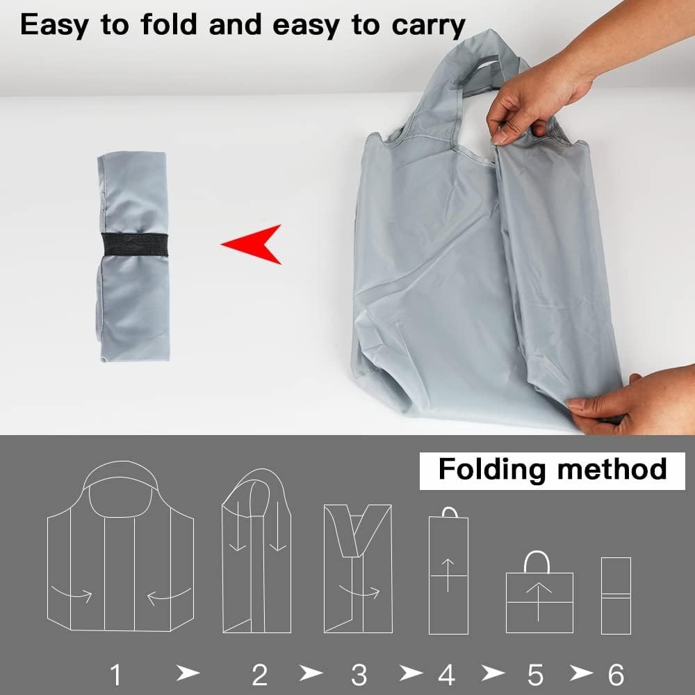 20 X-Large Washable Reusable Grocery Bags in Vibrant Colors – 50 lbs Capacity