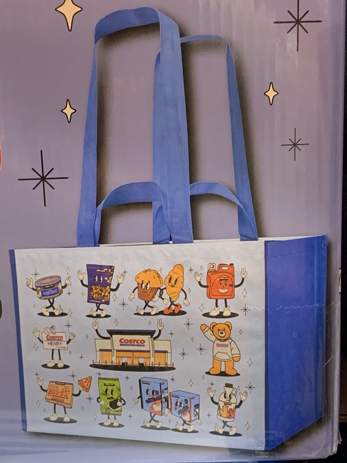 KeepCool Reusable Character Tote Bag, 4-count 20x14x12