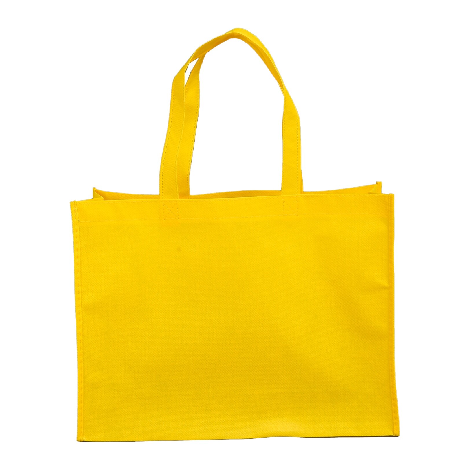 Shopping Bag Tote Bag Reusable Recyclable Gift & Promo Bag 10 Pack in Yellow
