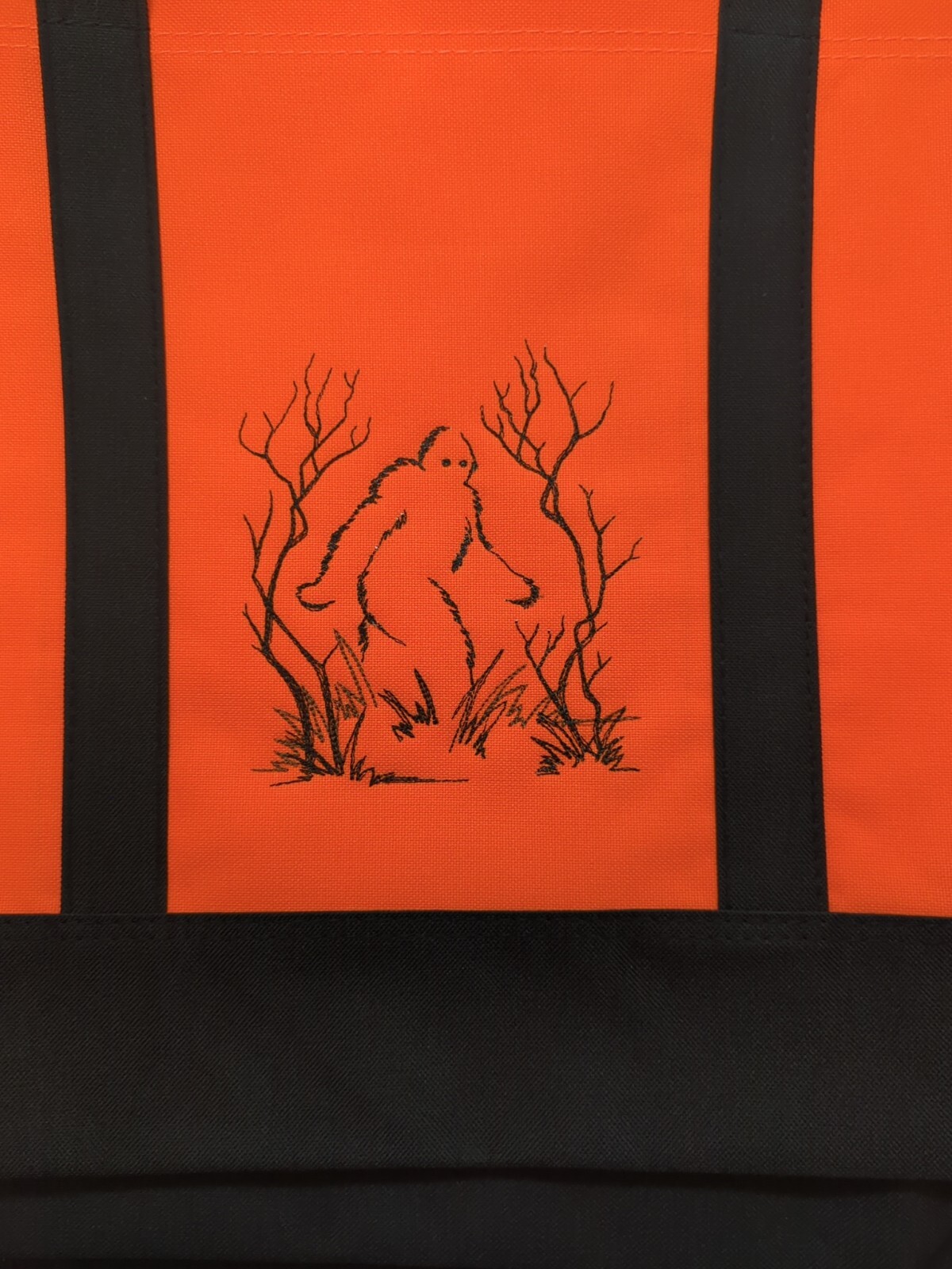 Eco Friendly Reuse Grocery Bags – Strong 14″X14″X5.5″ Set of 3 Sasquatch
