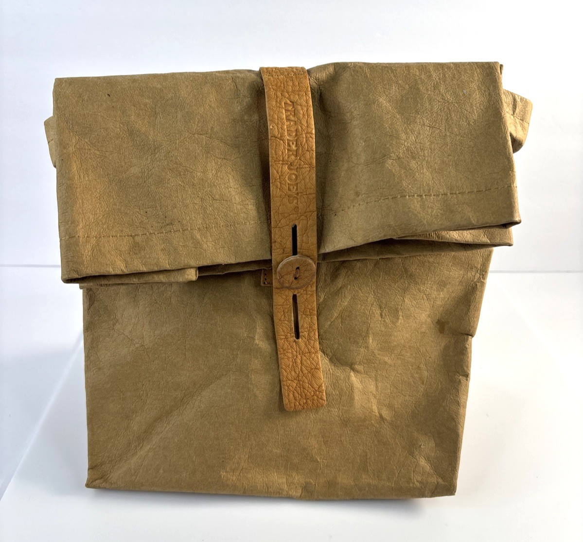 Trader Joe’s Washable Reusable Paper Lunch Bag Used Stained
