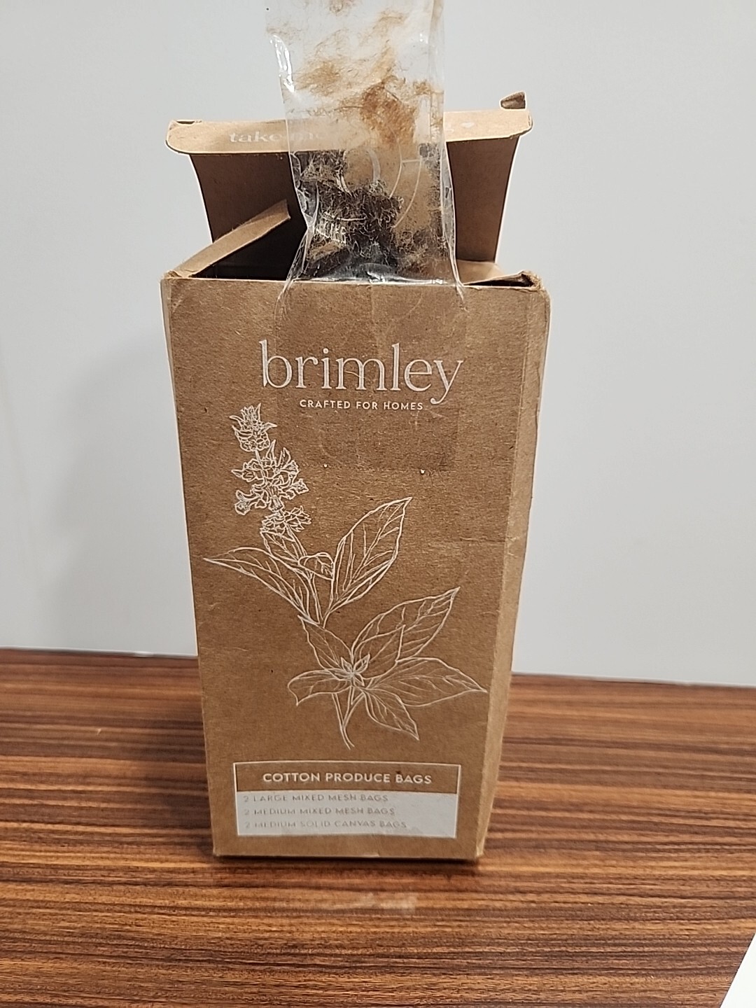 Brimley 6-Piece Produce Bag Assortment 2 Large 4 Medium