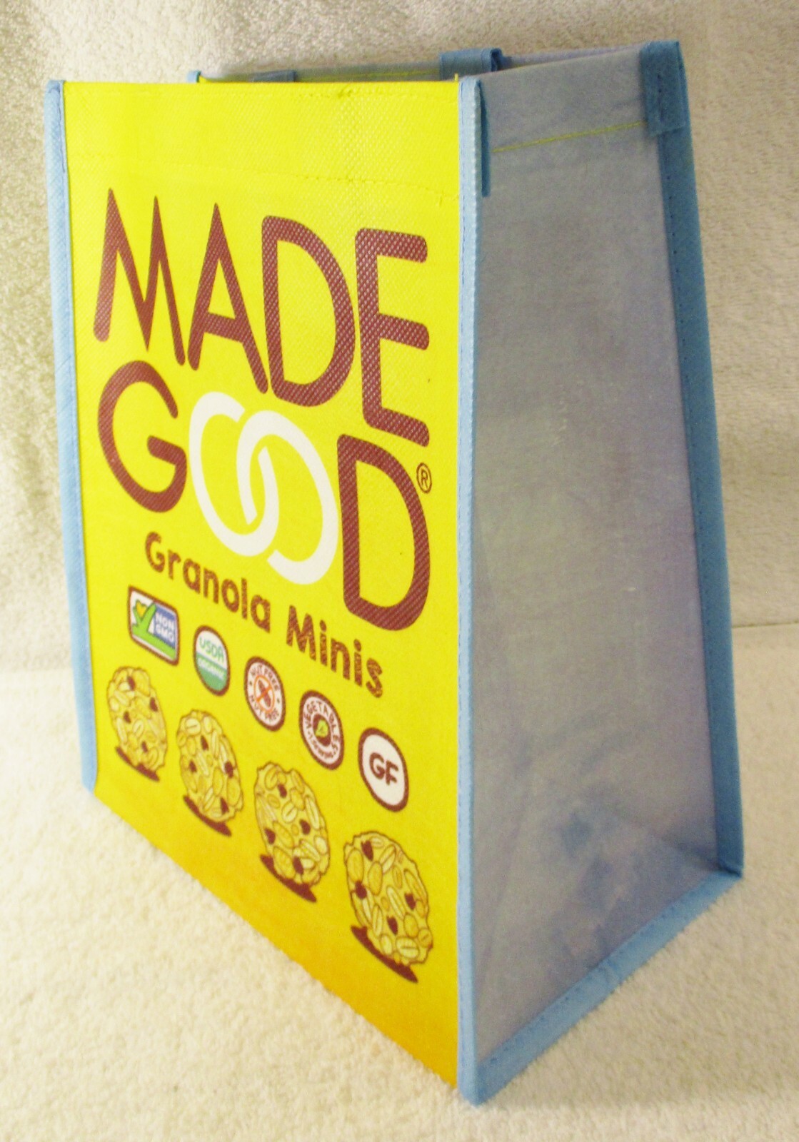 Lot of 12 Made Good Granola Tote Bags Made from Recycled Plastic