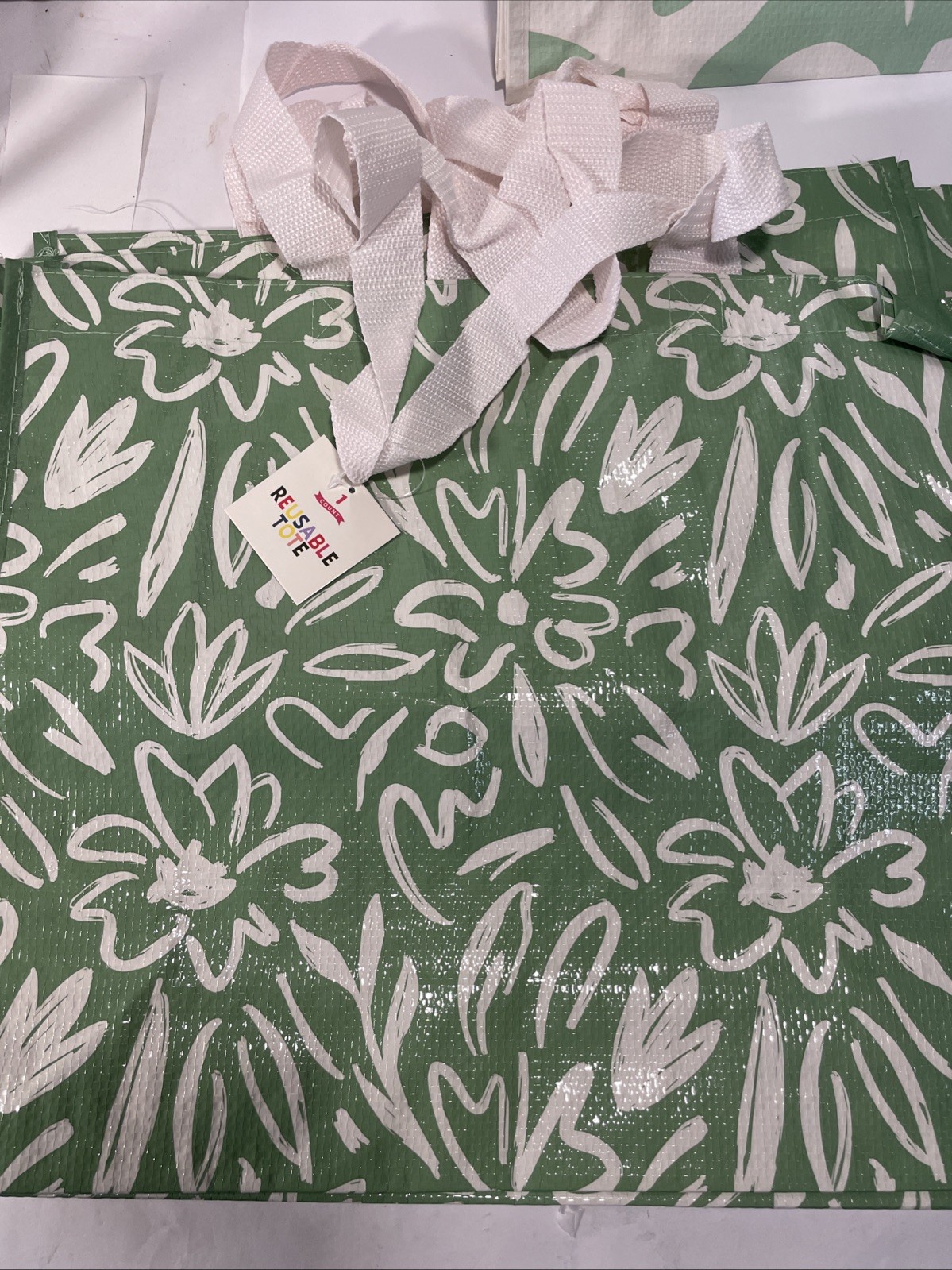 9 – Reusable Shopping Grocery Gift Tote Bag NWT Multipack, 3 of each design