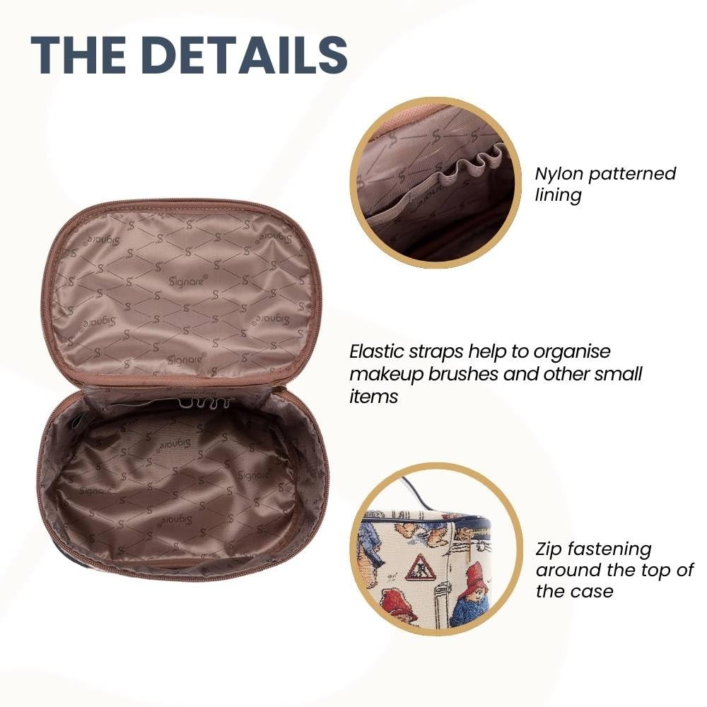 Signare Tapestry Toiletry Bag Makeup Cosmetic One Size, Paddington Bear