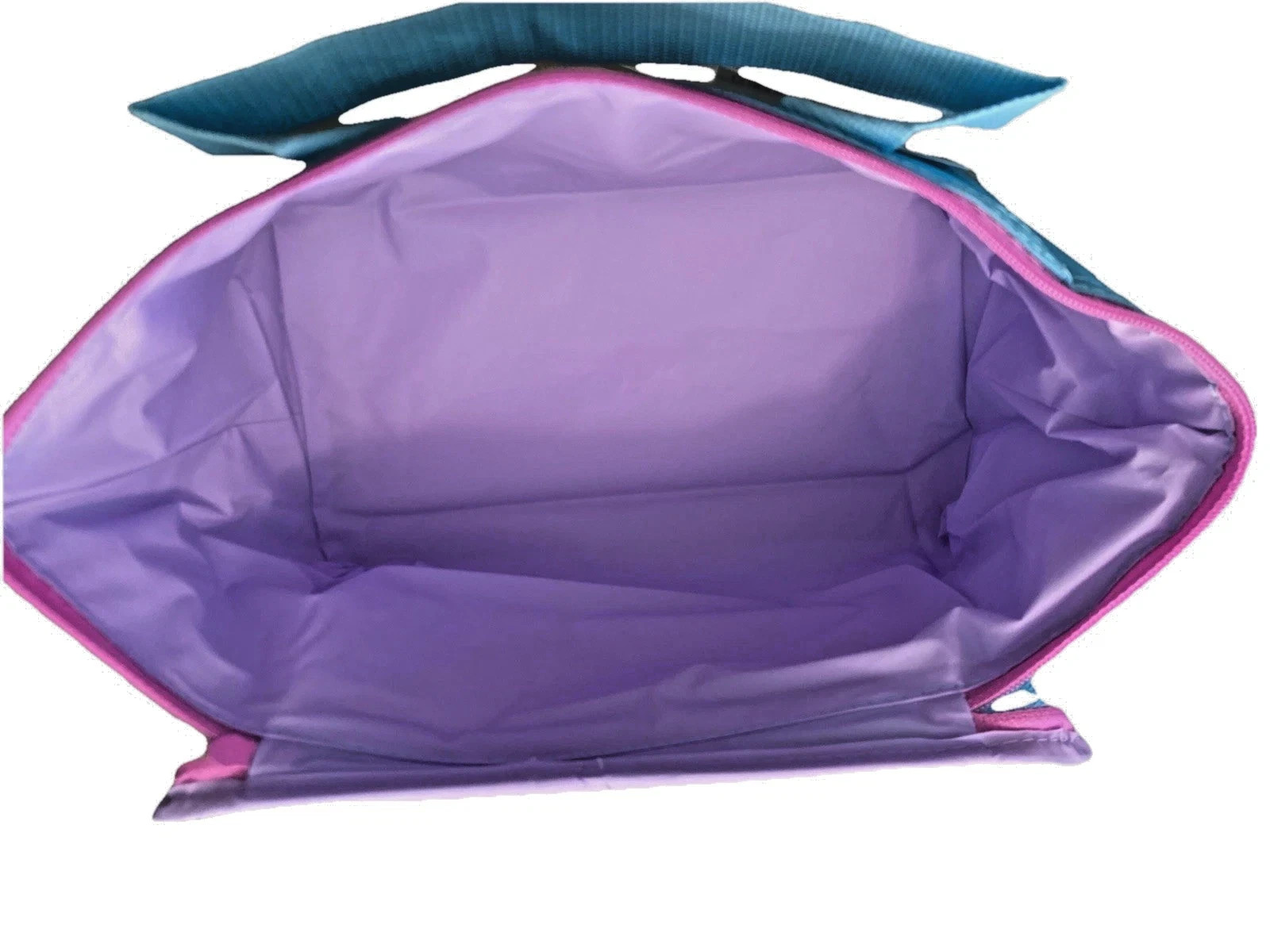 Trader Joe’s Mini Insulated Bag Light Blue with Pink Zipper, Summer 2026 Release