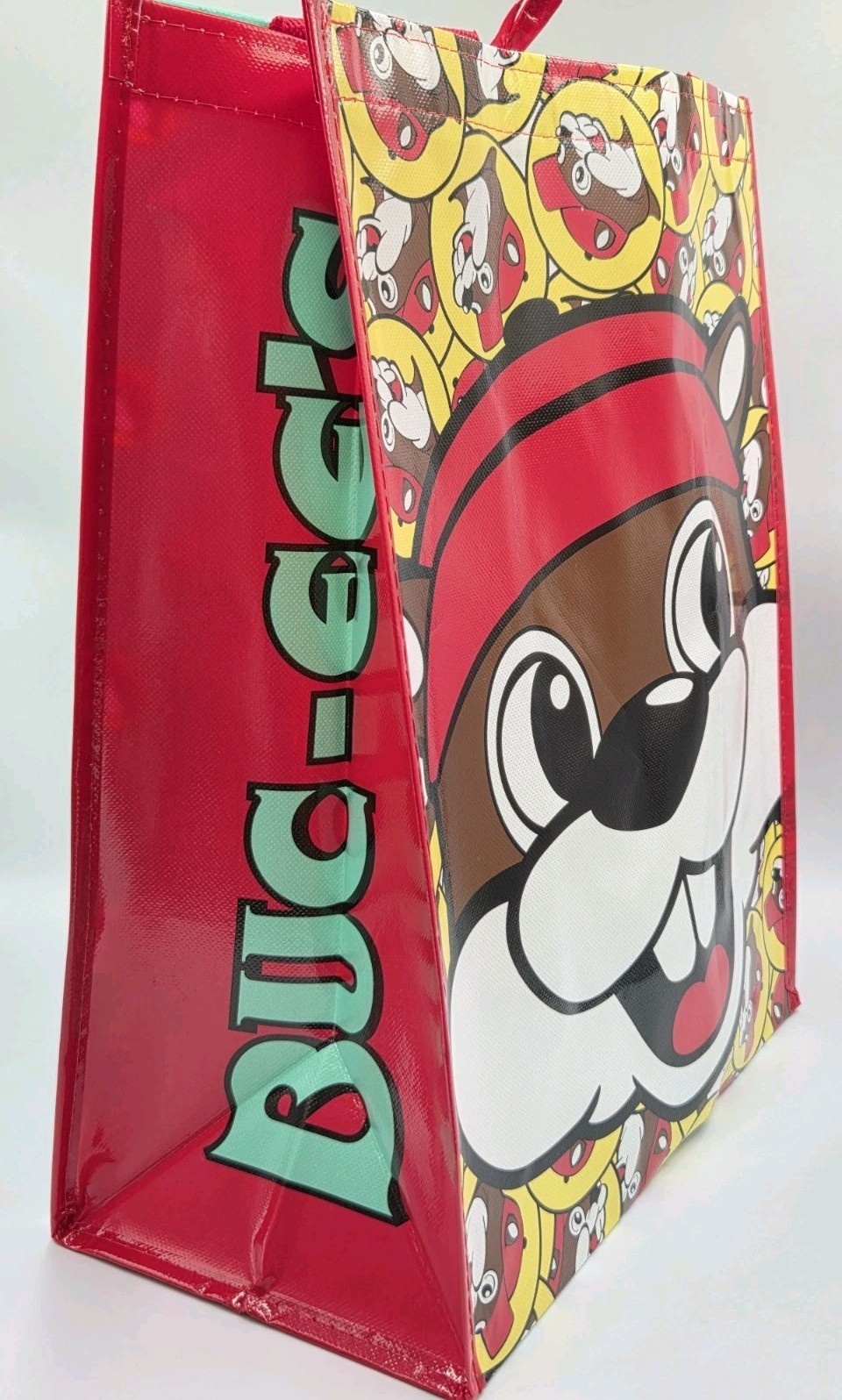 Brand New Limited Edition Buc-ees Bucees Reusable Shopping Tote Bag Beaver Logo