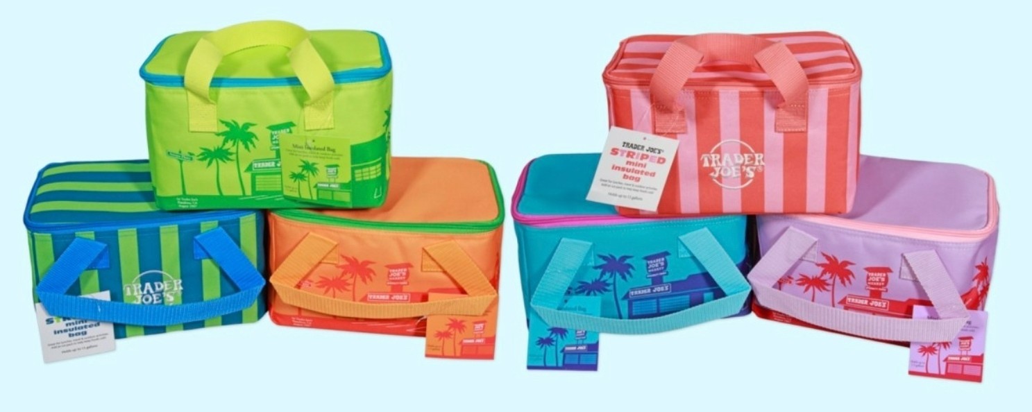 🔥2026 Trader Joe’s Limited Edition Mini Insulated Tote Summer (Set of 6/Single)