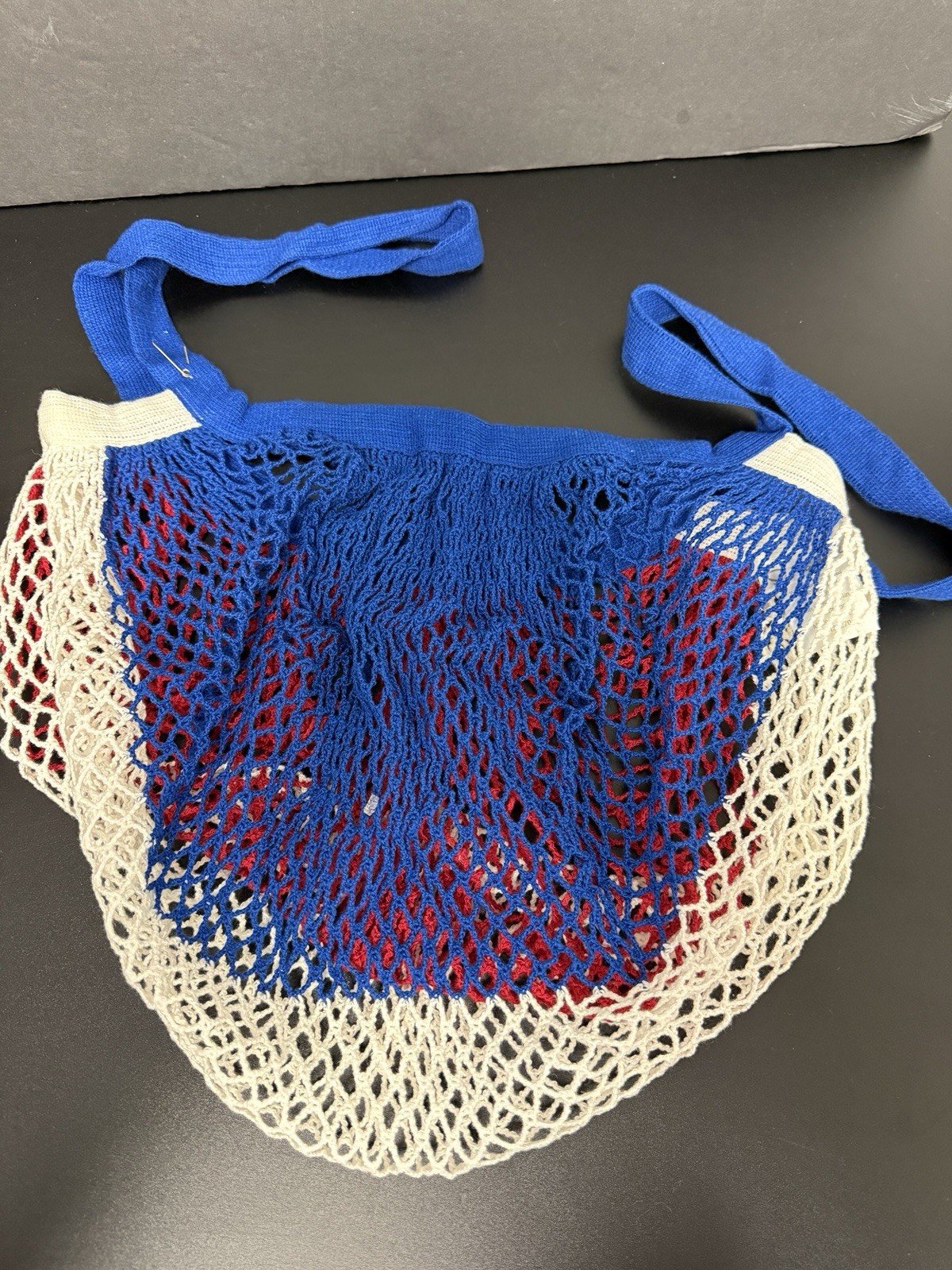 Sur La Table Mesh Bag. Reusable Grocery Shopping Tote Farmer’s Market Bag.
