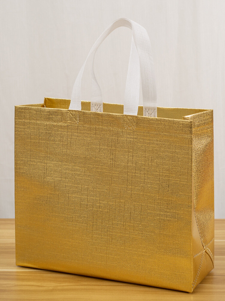 Eco Shopping Bag Takeaway Laser Bag Non-woven Fabric Film Coated Waterproof