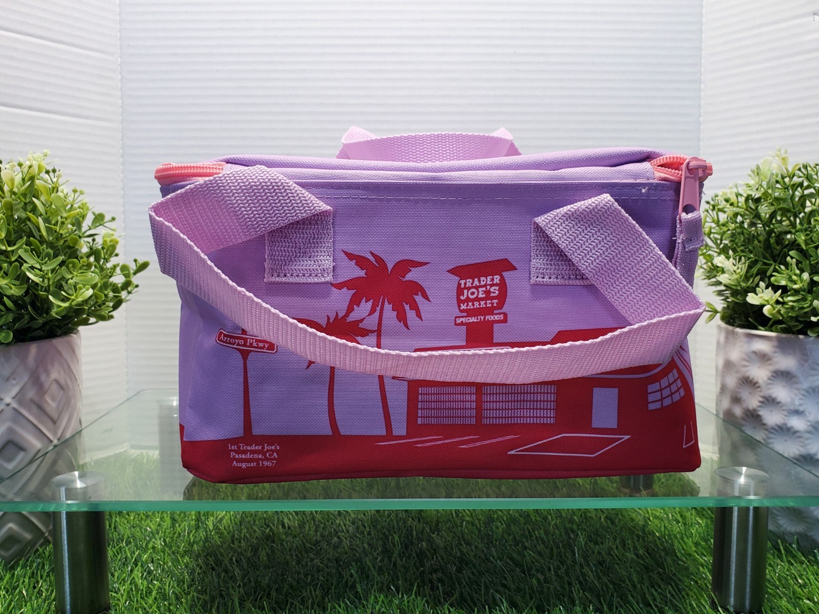 Trader Joe’s Summer 2026 Mini Insulated Tote Bag Lavender Haze 1.5Gallons🟣🌴NEW