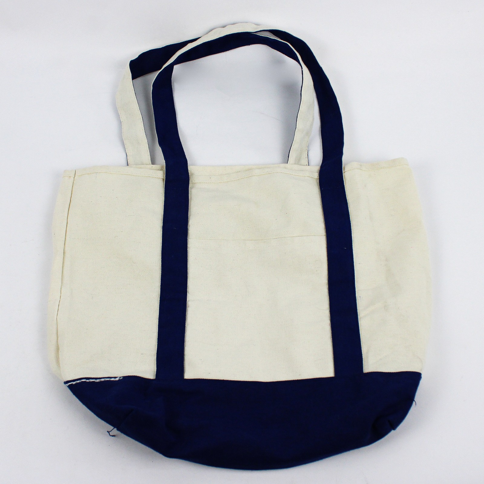 Mixed Lot of 4 Beige Canvas Tote Bags Various Sizes