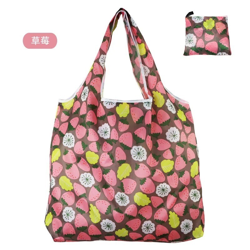 Large Reusable Eco-Friendly Folding Shopping Bag Portable Grocery Foldable Tote