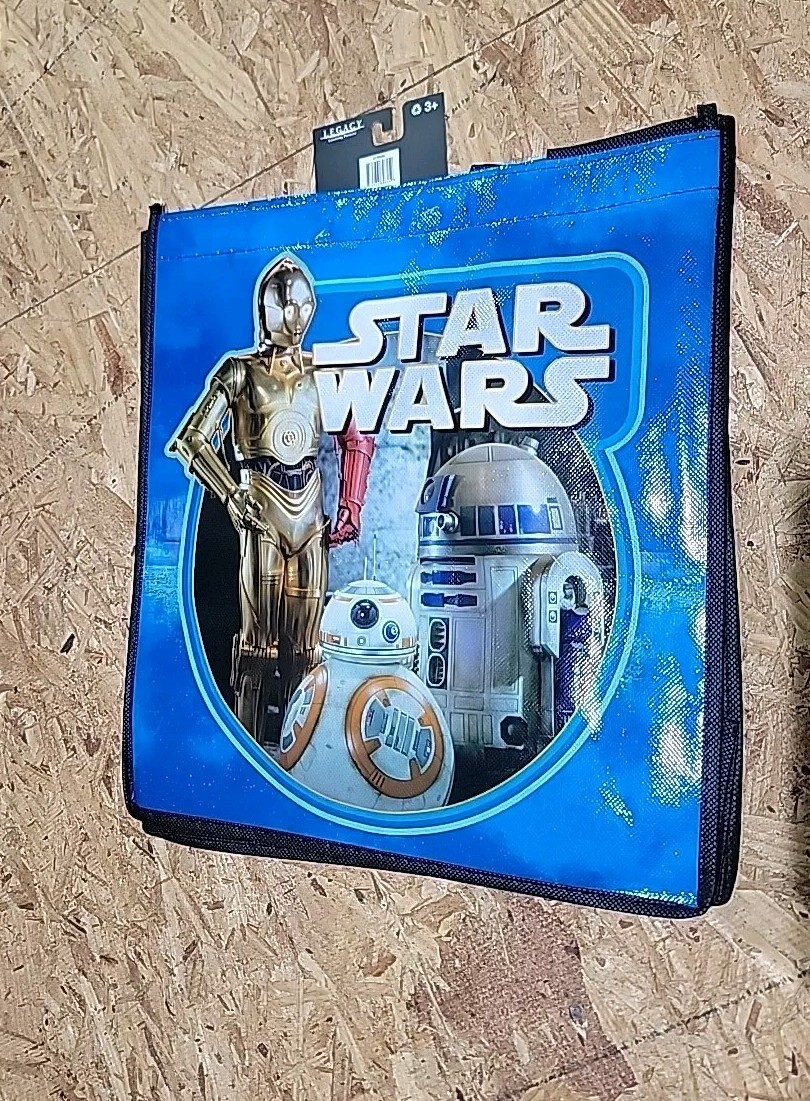 Star Wars Reusable Tote Bag By Legacy, 12″ x 13″, New!