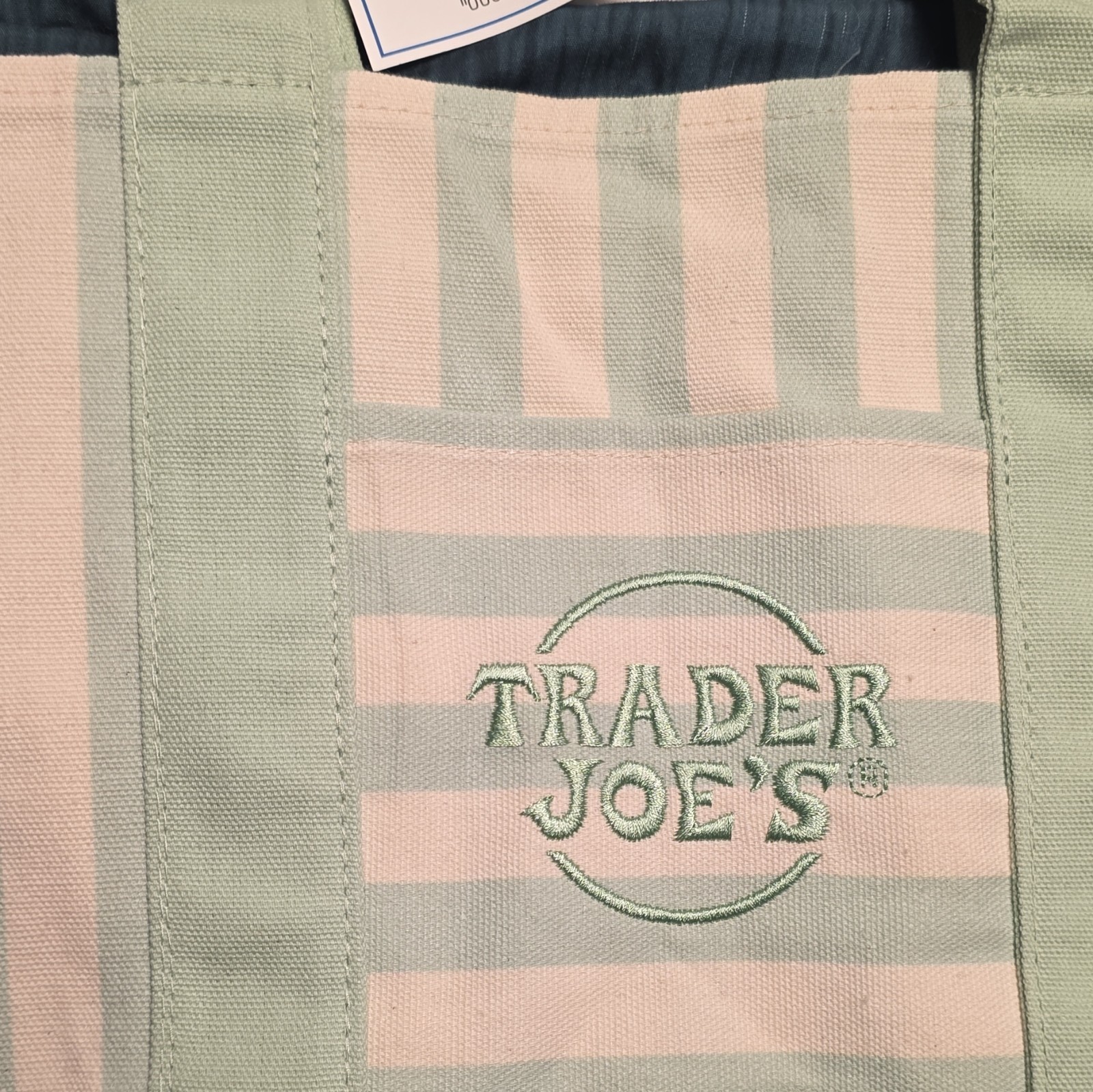 Trader Joe’s set of 4 Striped Multicolor Tote Bag 2026 Limited Edition Set of 4