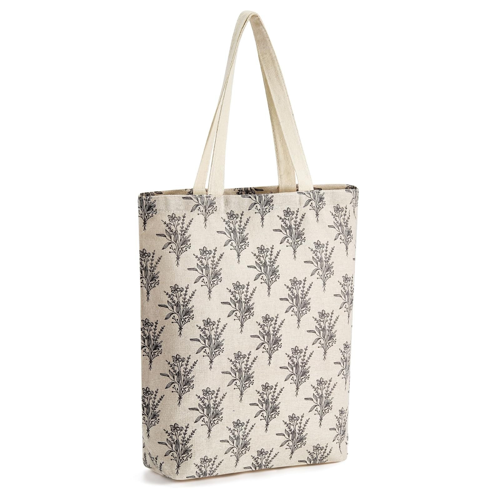 Juvale Canvas Tote Bag Set – Durable Polycotton Fabric Grocery Small, Multi