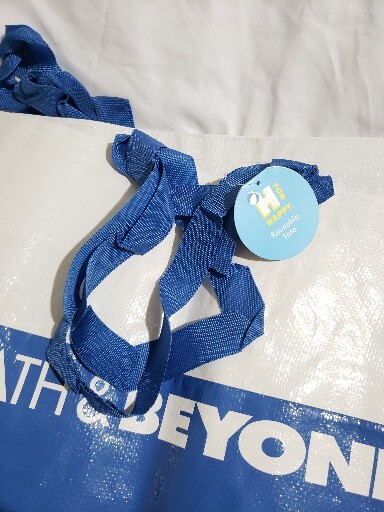 NWT BED BATH & BEYOND REUSABLE XL EVERYDAY HANDLE SHOPPING TOTE BAG Bundle Of 2