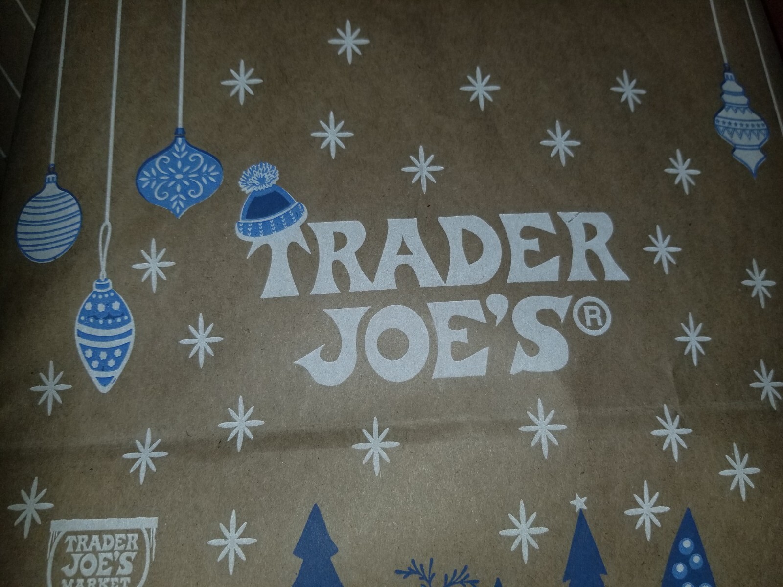 Trader Joe’s: 2024 Holiday reusable paper grocery bags- (8) total bags in all.