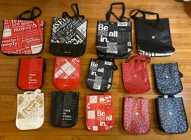 You Pick! Lululemon American Girl Athleta Vineyard Vines Shopping Tote Bag Sack