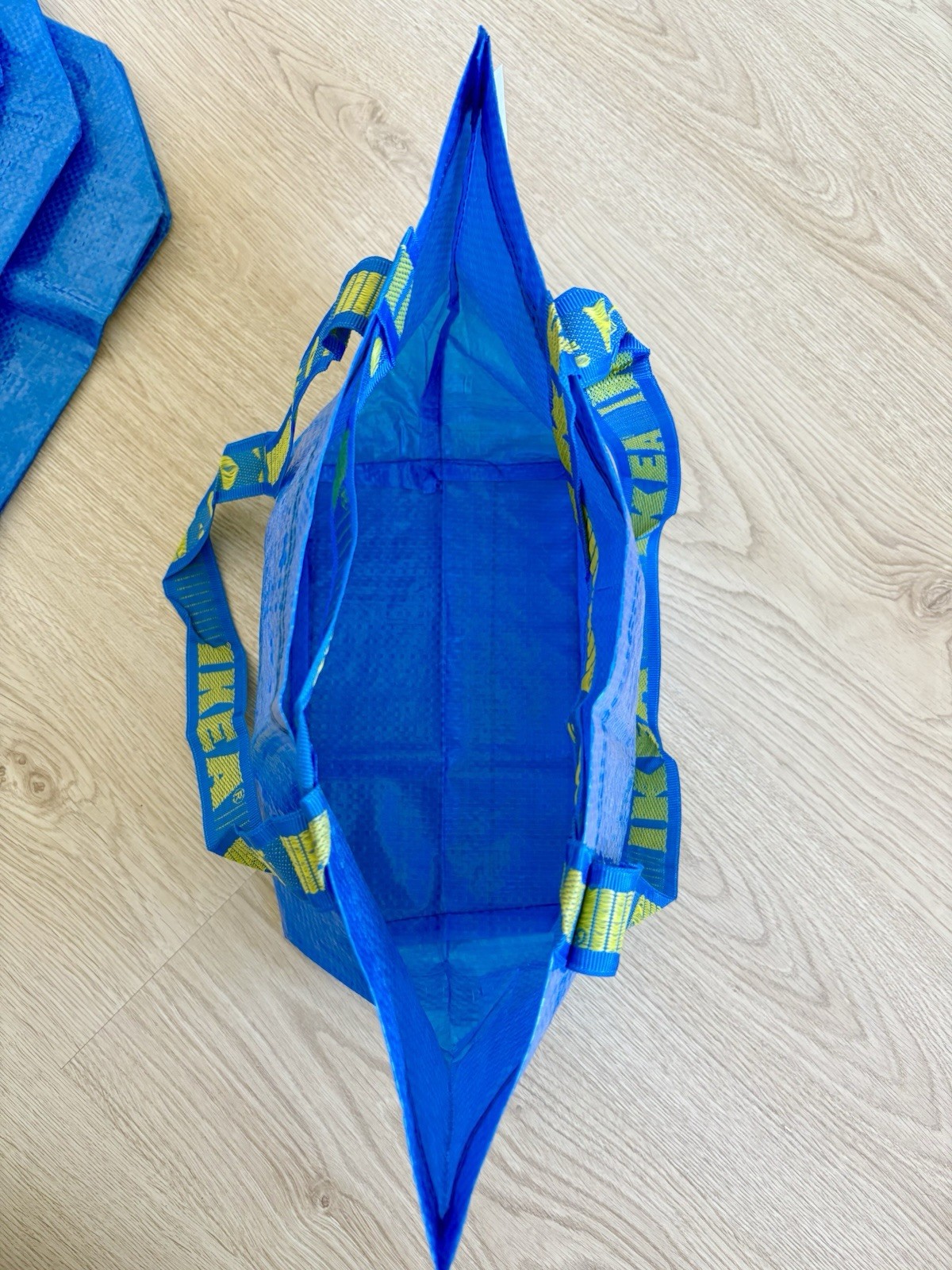 Lot of 5 NEW IKEA Brattby Blue Reusable Shopping Bags 27×27 cm Tote Bags