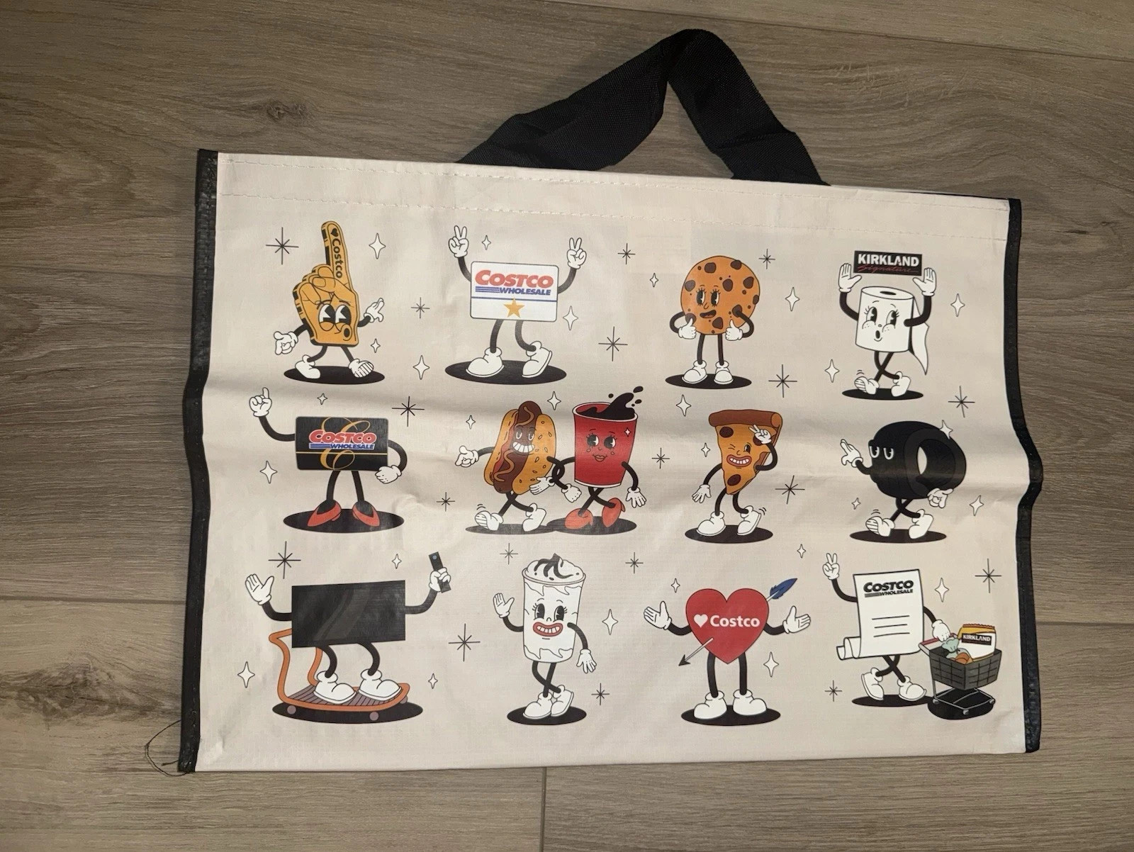 Costco Reusable Shopping Bags 1 Pack is 4 bags Exclusive Shopper Tote Set NEW