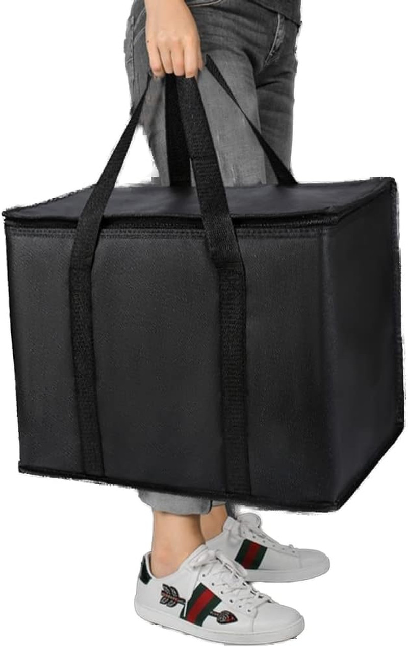 3-Pack Insulated Reusable Grocery Bags, Collapsible Cooler Bags
