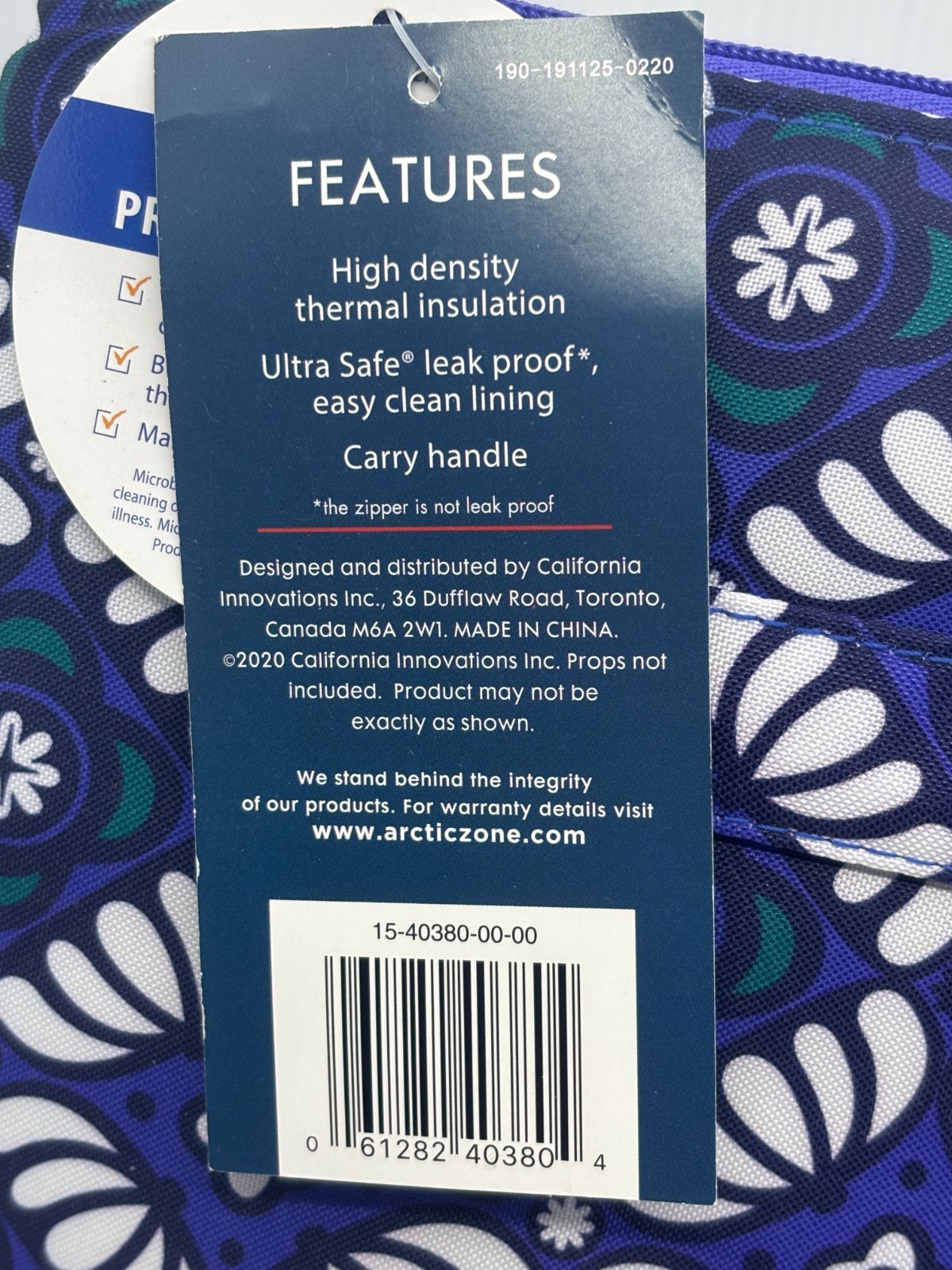 Set Of 2 California Innovations Insulated Pouches with Microban Large and Small