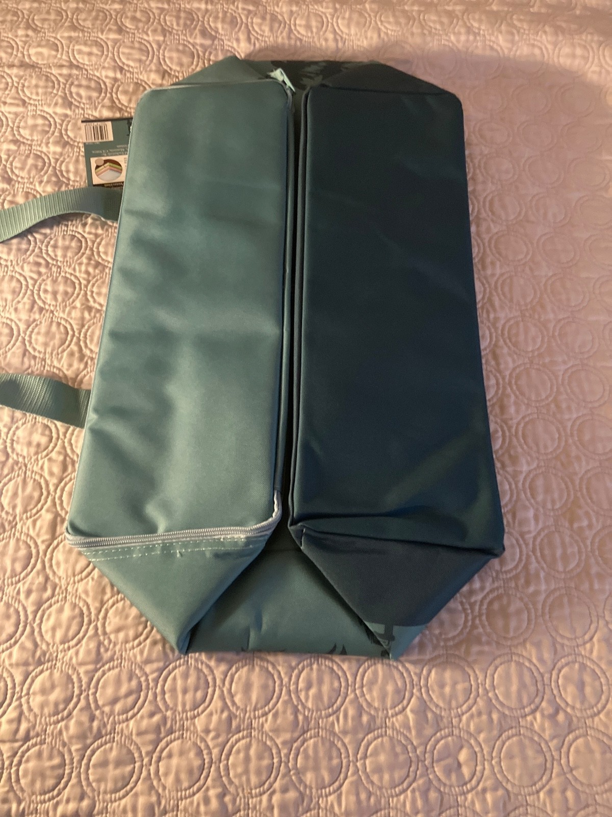 TRADER JOE’S 8 Gallon INSULATED COOLER BAG LARGE DUSTY BLUE TRUSTED SELLER MWT