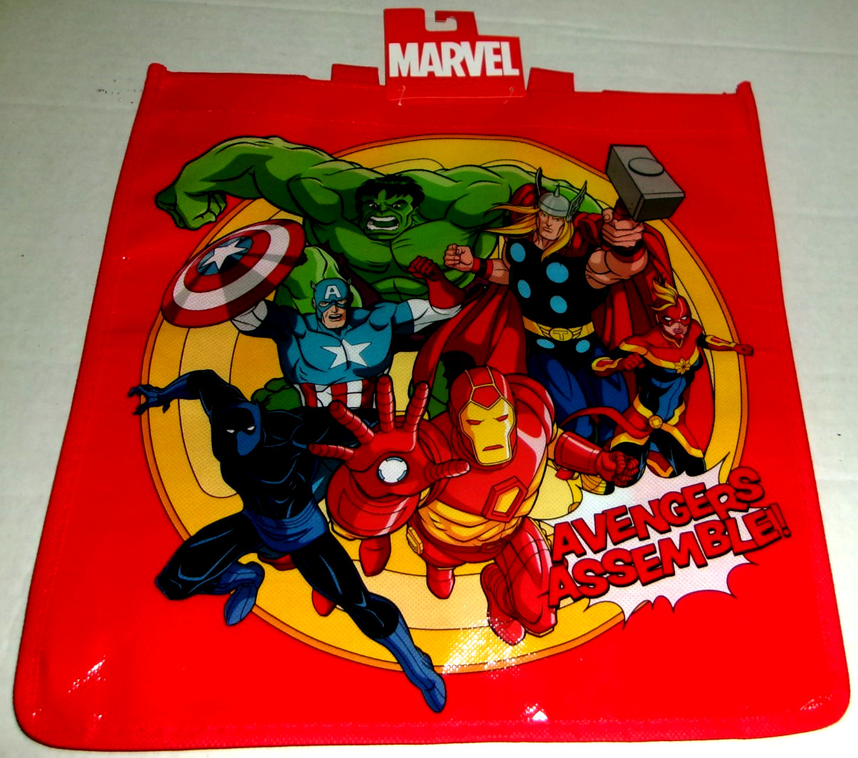 Disney Marvel Avengers Tote ~ AVENGERS ASSEMBLE!~ 13″ x13.5″ x 6.5″