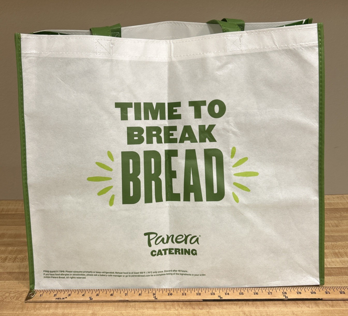 Panera BREAD X Large Catering Tote Reusable Grocery Shopping Bag 21″x18x12 CLEAN