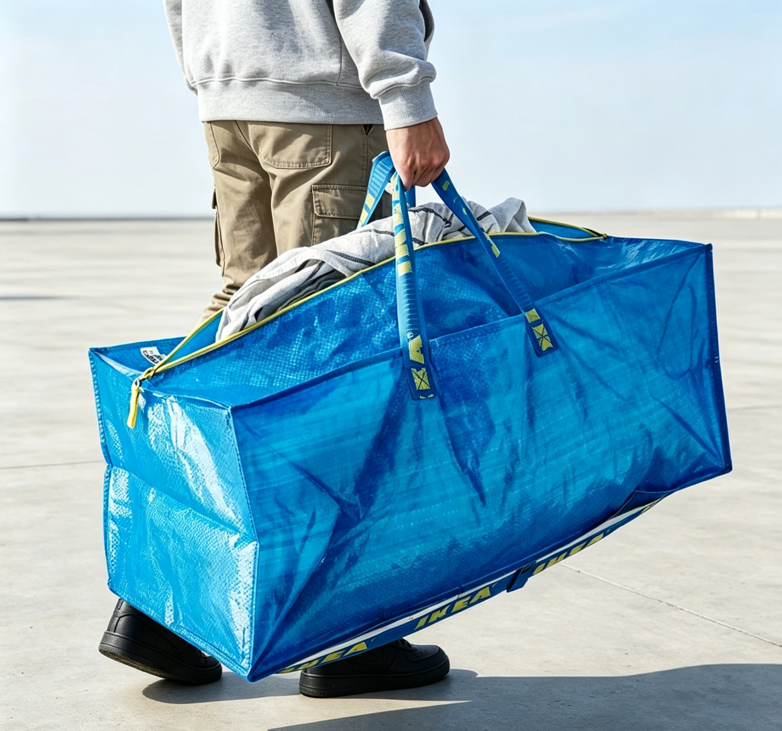 IKEA ZipStorage Bag forCart, Blue, 28 ¾x13 ¾x11 ¾ ” 20 Gal 55lb Loading