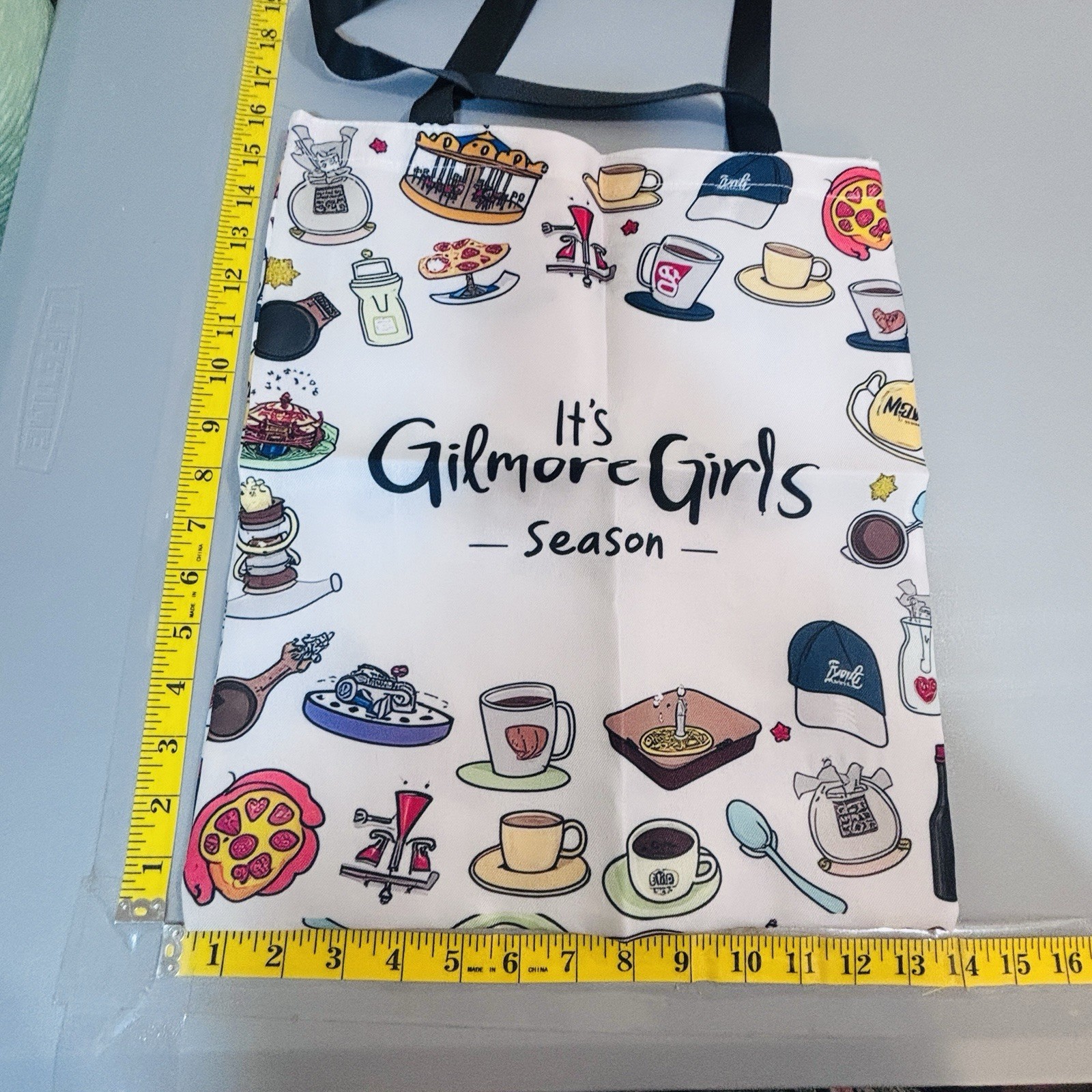 Gilmore Girls Tv Show Reusable Tote Bag Shopping Grocery Travel Double Handles