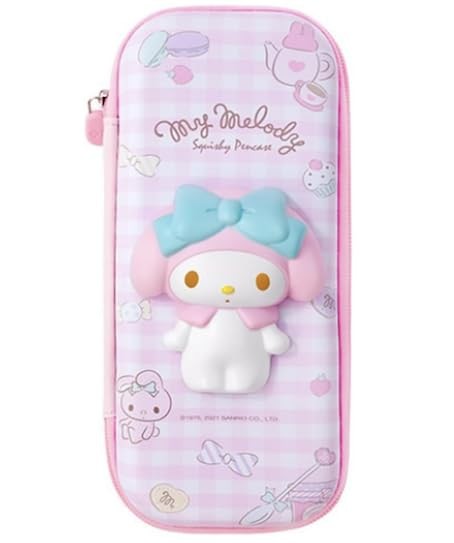 Lovely Cute Kawaii Multipouch with 3D Squishy Design – Pencil Pink