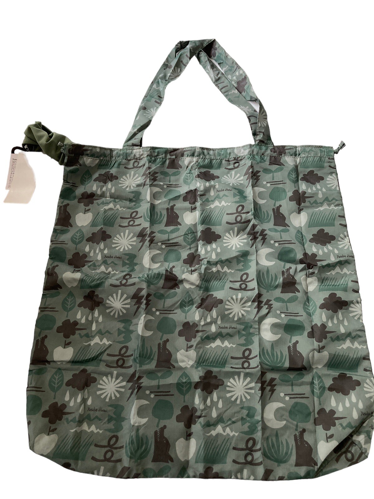 Yusuke Hanai x Uniqlo Recycled Polyester Bag – Green – Packable – With Tag