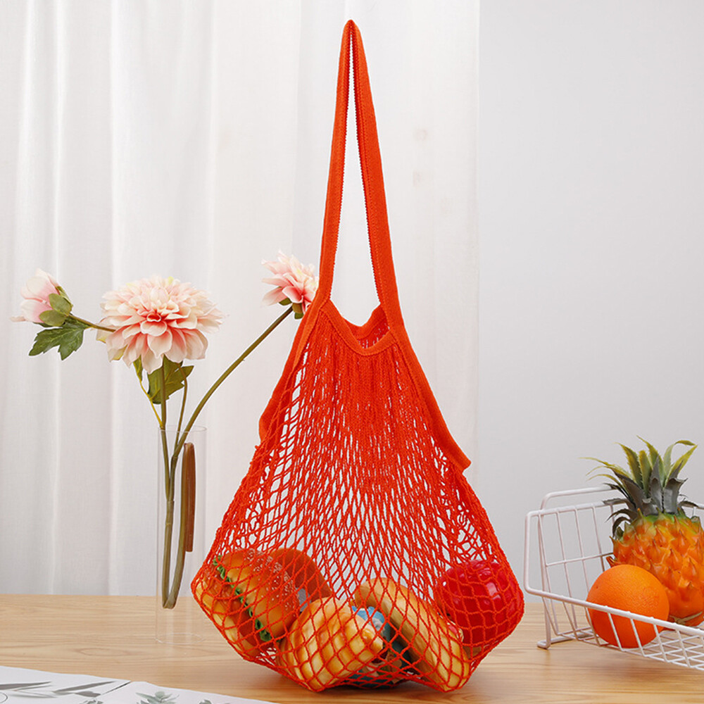 Mesh Net Bag Reusable String Shopping Bag Fruit Veg Grocery Handbag Storage Bag