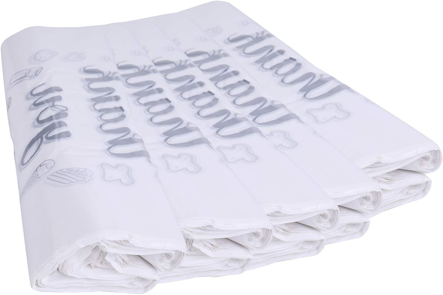 Stylish 500 ct Reusable Plastic Shopping Bags – 13x7x21 – Multi-Functional