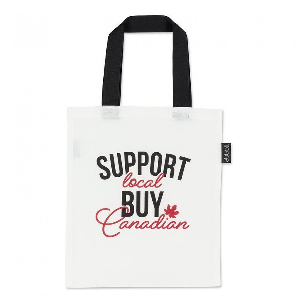 Support Local- Buy Canadian Book Tote Bag
