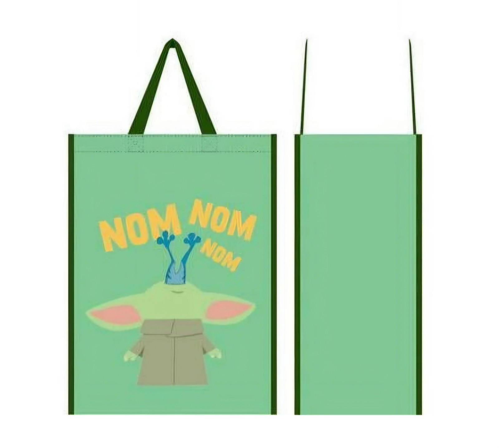 (3) Star Wars Mandalorian Grogu Reusable Shopping Tote Bags 13.5″x19″x8″ NWT