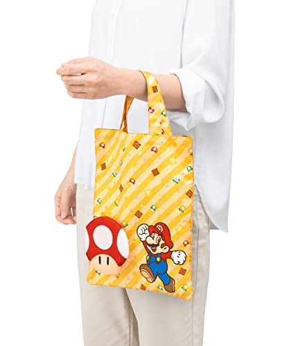 Super Mario Wrapping x Eco Bag Mini Super Mushroom From Japan