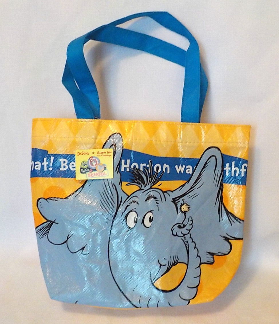 NWT 2013 Dr. Seuss HORTON HEARS A WHO Back 2 School Shopper Bag 12″x 9.5″ x 3.5″