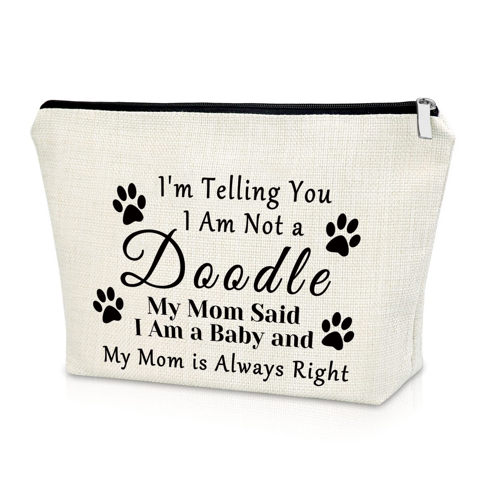 Doodle Mom Gift Doodle Dog Lover Gift Makeup Bag Mother’s Day Gift for Doodle…