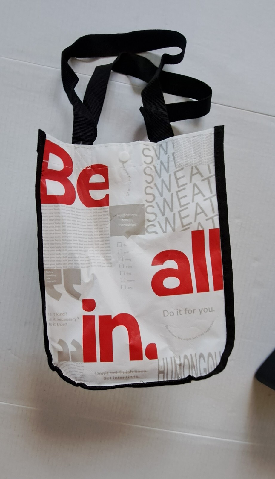 Lululemon Reusable Shopping Gift Bag Yoga Manifesto 1 Large & 10 Small Tote Lot